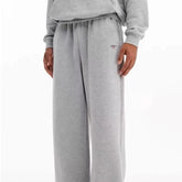 NOAH MARS logo embroidered cross looped micro flared sweatpants, sports and casual pants, men's versatile pants