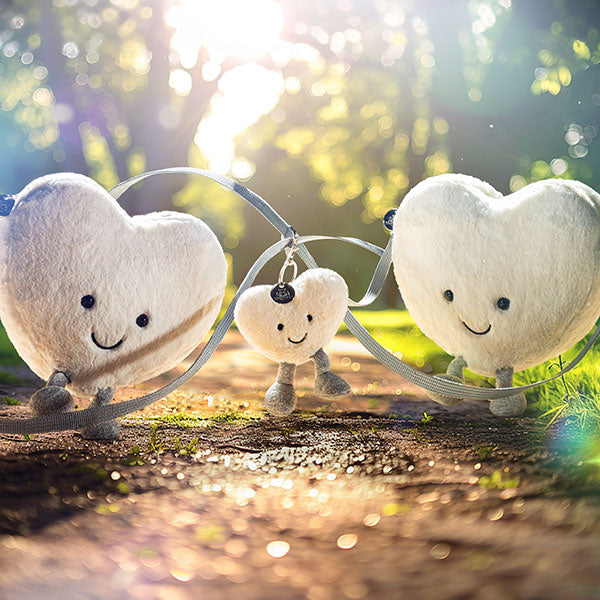 Jollytoy Amuseable Cream Heart Bag Charm