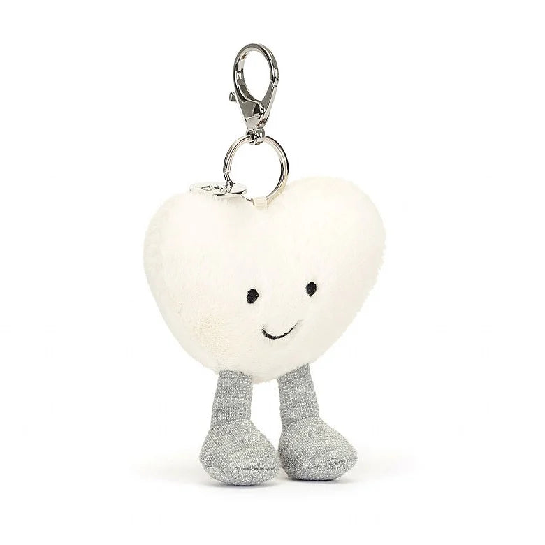 Jollytoy Amuseable Cream Heart Bag Charm