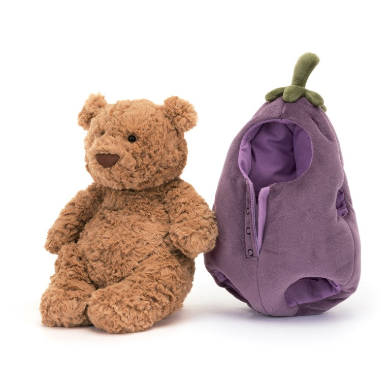 Jollytoy  Bartholomew Bear Eggplant