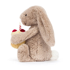 Jollytoy Bashful Beige Bunny 'Birthday'