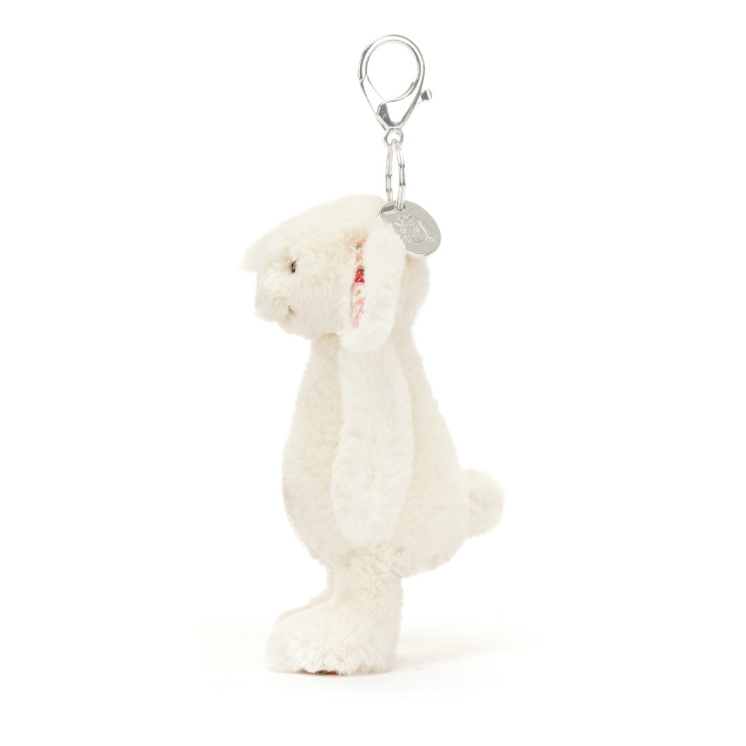 Jollytoy Bashful Blossom Cream Bunny 'Berry' Bag Charm