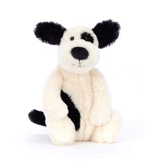 Jollytoy Bashful Black & Cream Puppy