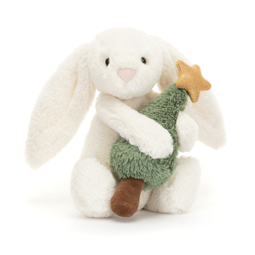 Jollytoy Bashful Bunny with Christmas Tree