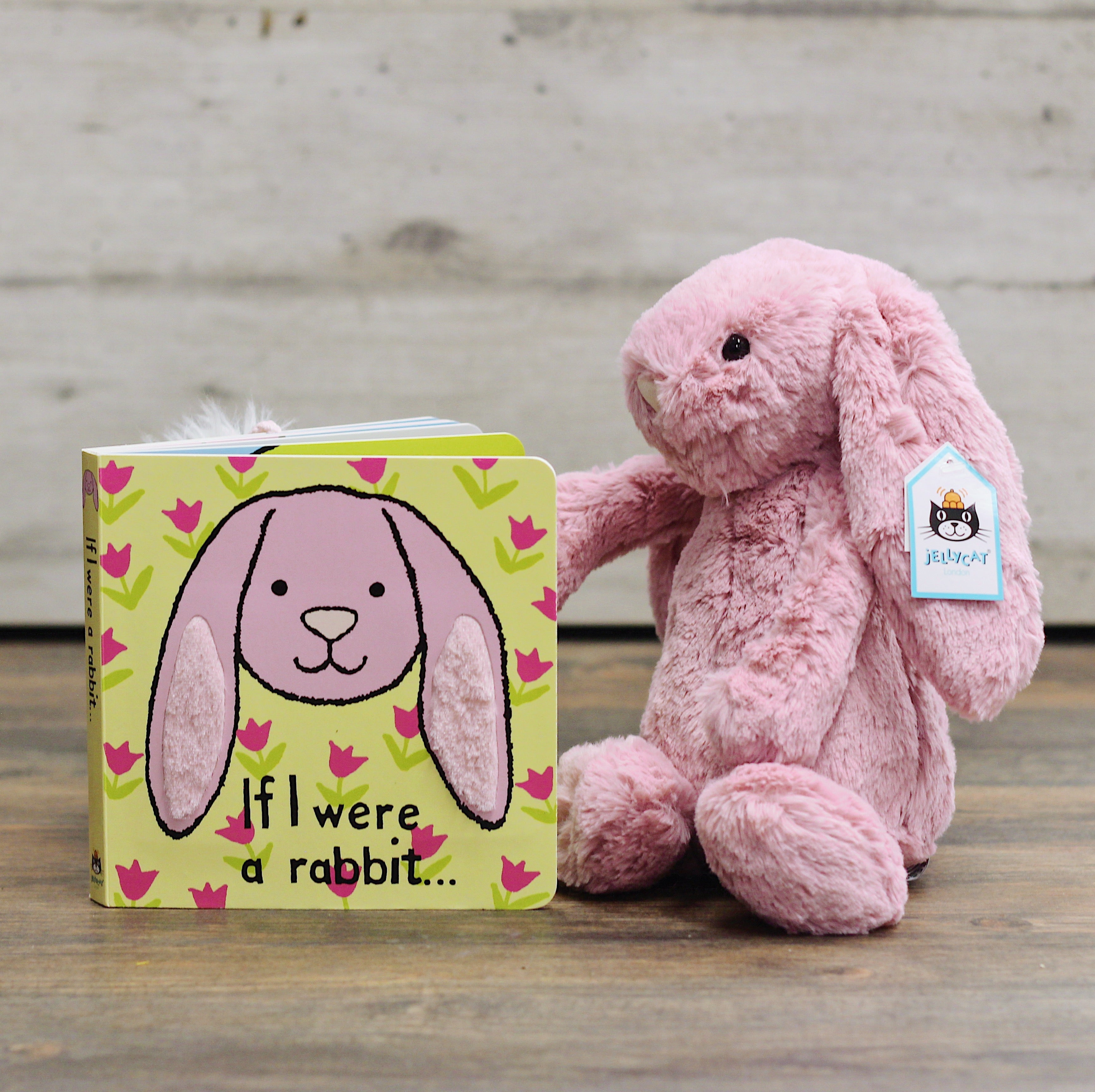 Jollytoy Bashful Tulip Pink Bunny