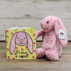Jollytoy Bashful Tulip Pink Bunny