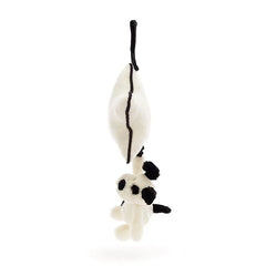 Jollytoy Bashful Black & Cream Puppy Musical Pull