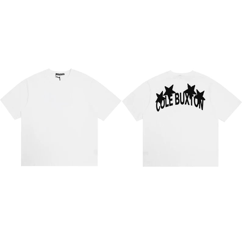 Cole Buxton White Star Arch Logo T-Shirt