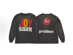 Saint Michael "JOY SAINT" Long Sleeve - Black