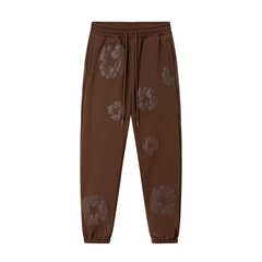 Denim Tears Cotton Wreath Sweatpants - Brown/Dark Brown