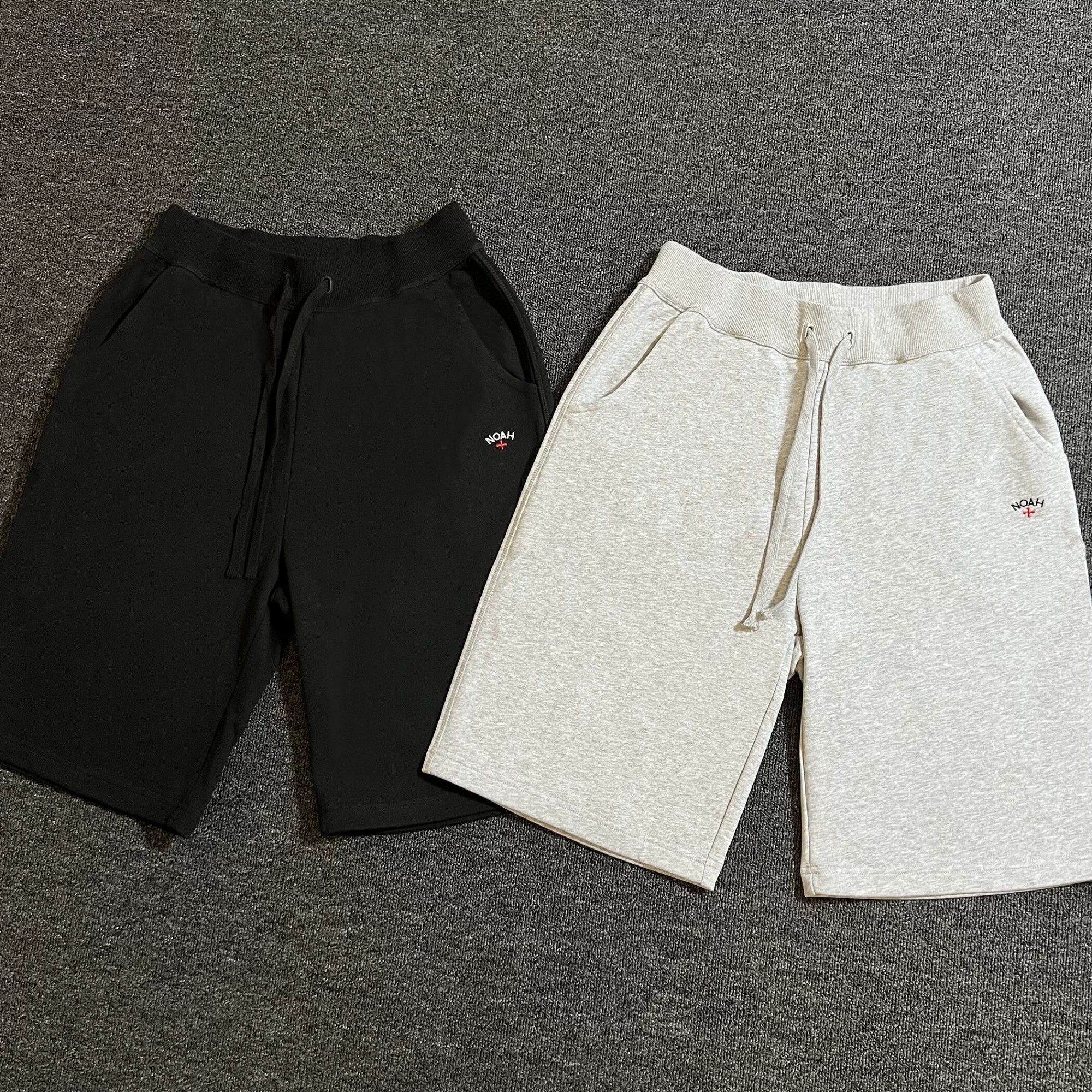 NOAH MARS niche trendy brand small logo cross embroidery American casual sports five quarter pants trendy shorts for men