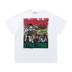 Syna World Retro Urban Graphic Tee (White / Graphic)