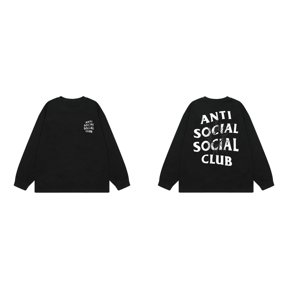 Anti Social Social Club Classic Long Sleeve T-Shirt - Black/White