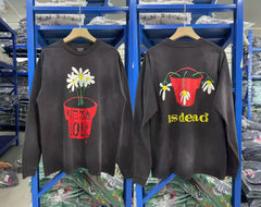 Saint Michael "DEAD SOUL" Flowerpot Long Sleeve - Black