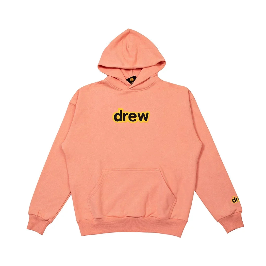 Drew House Logo Pullover Hoodie, Coral