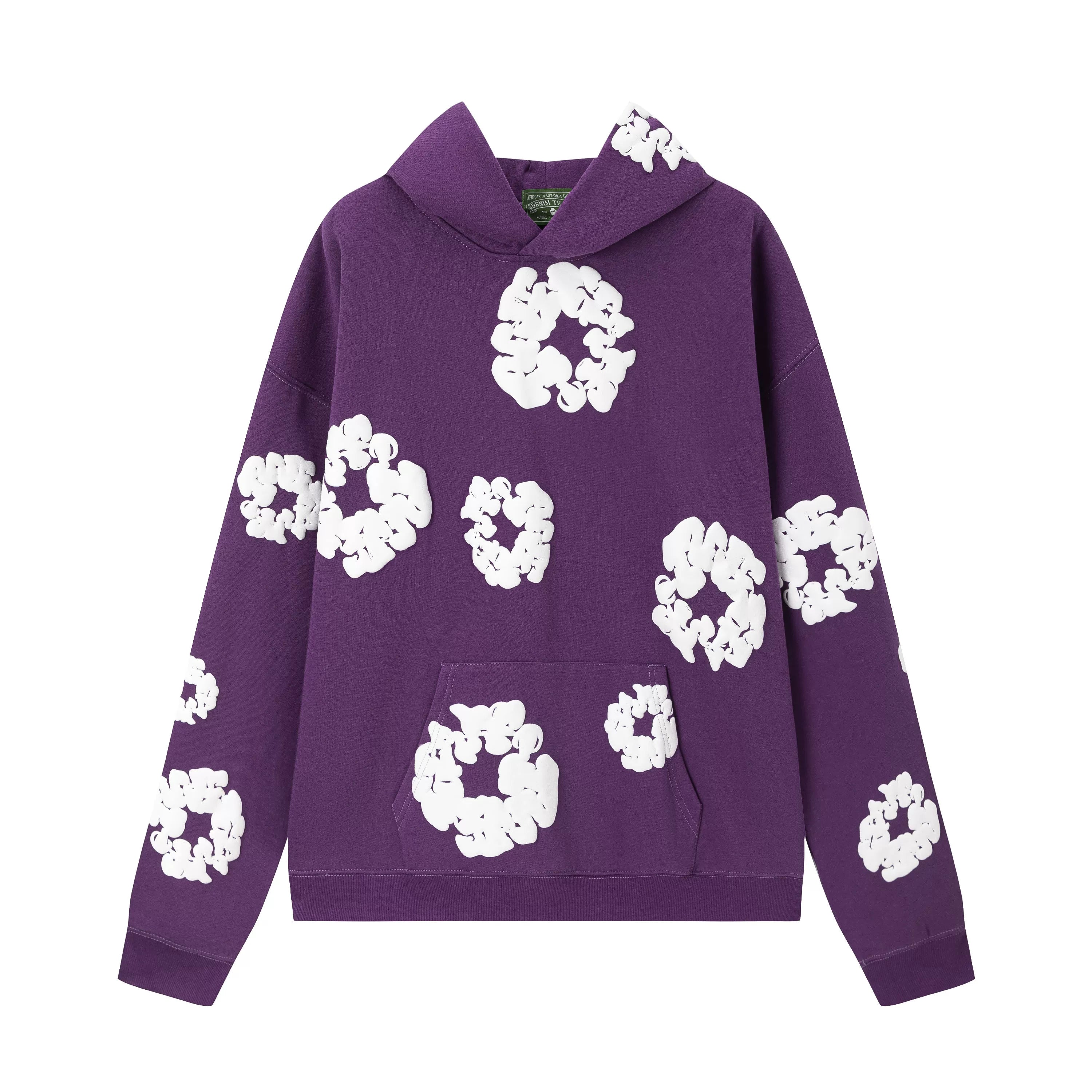 Denim Tears Cotton Wreath Hoodie - Purple