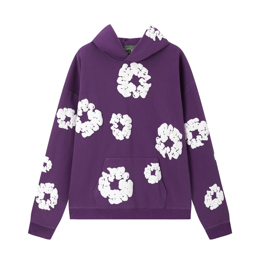 Denim Tears Cotton Wreath Hoodie - Purple