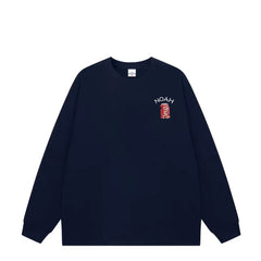 NOAH Autumn New Cola Logo Printed Top American Trendy Brand Pure Cotton Loose Couple Long Sleeve T-shirt for Men and Women