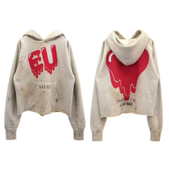 Saint Michael "EU" Bleeding Heart Hoodie - Off-White