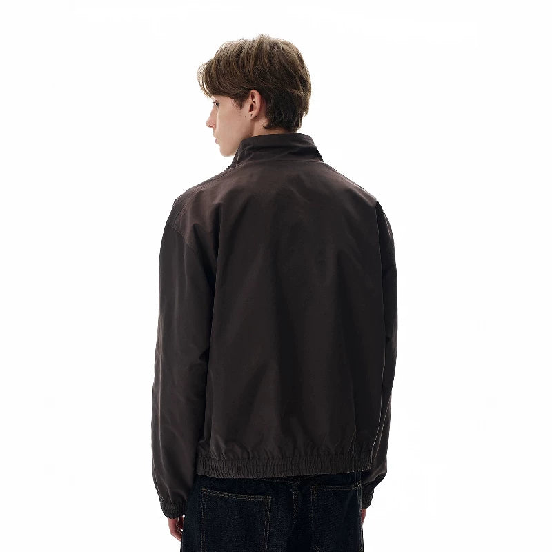 NOAH MARS American casual retro old money style VIBE stand up collar short windbreaker jacket men's autumn coat