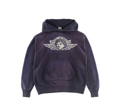 Saint Michael "ANGEL OF DEATH" Hoodie - Purple/Black
