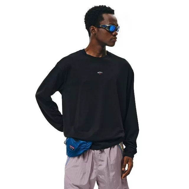 NOAH MARS Autumn New Product Chest Embroidered Small Logo Cross Simple American Leisure Trend Long Sleeve T-shirt for Men