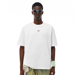 NOAH MARS chest cross small logo embroidery basic simple casual trendy brand pure cotton trendy short sleeved T-shirt for men