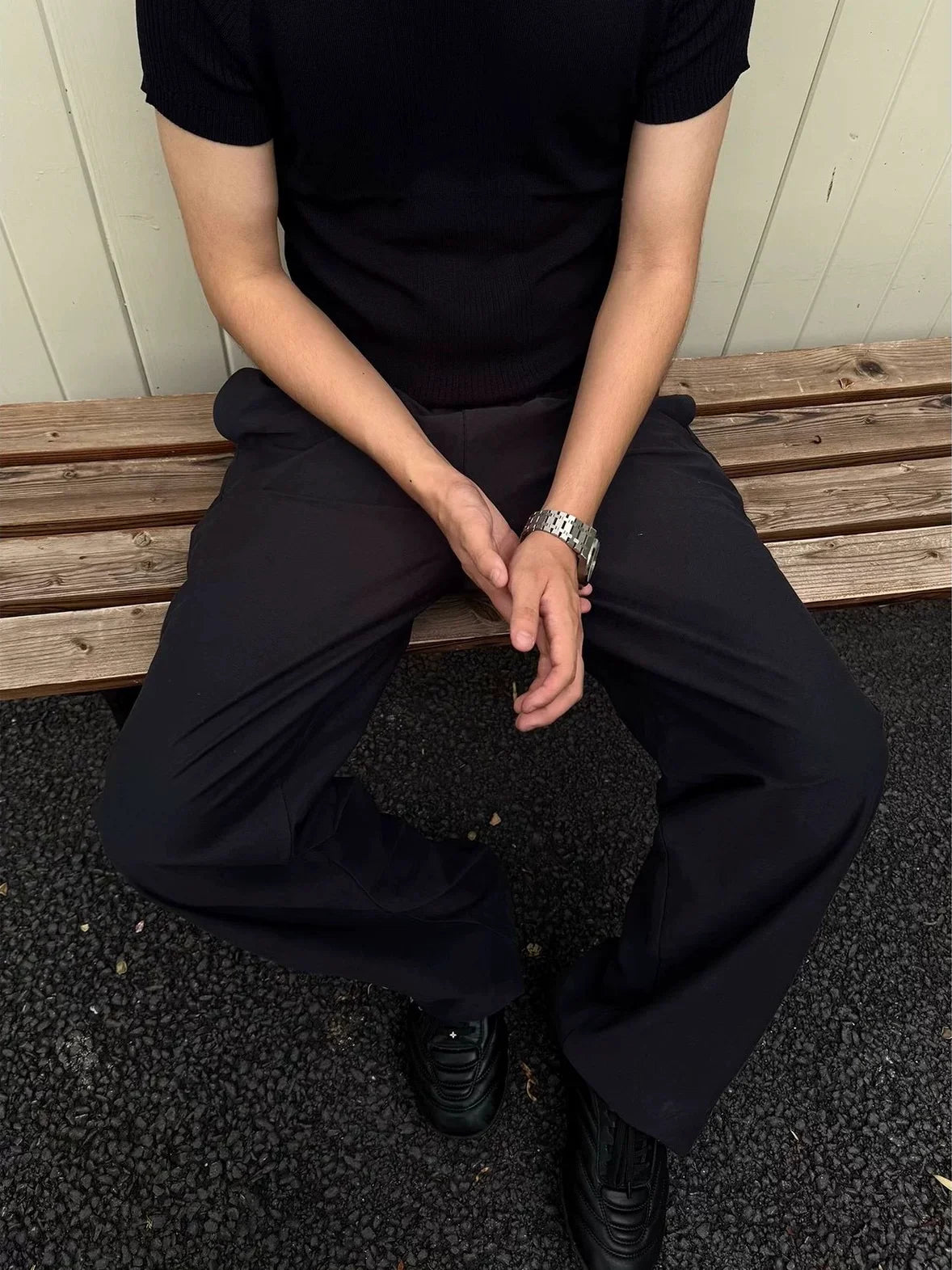 NOAH MARS niche trend brand 7A antibacterial and cool feeling, no ironing Western pants, breathable old-fashioned style, sports and casual pants for men