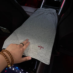 NOAH MARS lightning embroidery summer cool thin shorts five quarter pants loose knit couple sports pants men