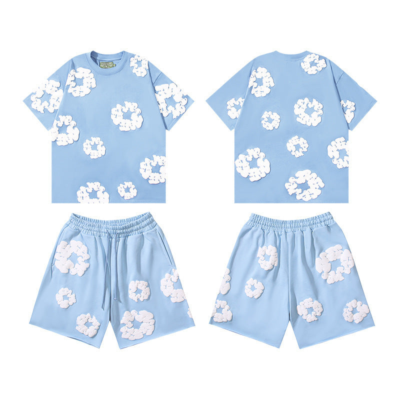 Denim Tears Cotton Wreath  Set - Sky Blue