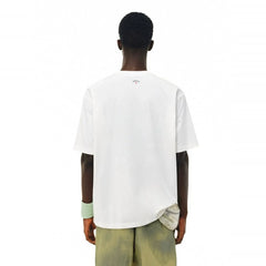 NOAH MARS niche trendy brand with a small cross on the back, American casual, simple, antibacterial, cotton short sleeved T-shirt for men