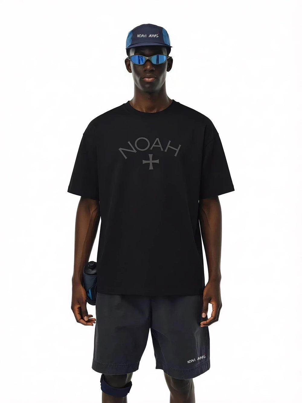 NOAH MARS American casual first generation expeditionary cross men's niche trendy brand loose cotton short sleeved T-shirt
