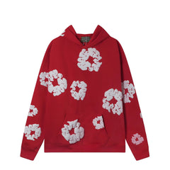 Denim Tears Cotton Wreath Hoodie - Red
