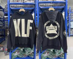 Saint Michael "KLF" Logo & Boombox Hoodie - Black