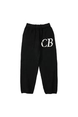 Cole Buxton Black Side Italic CB Logo Sweatpants