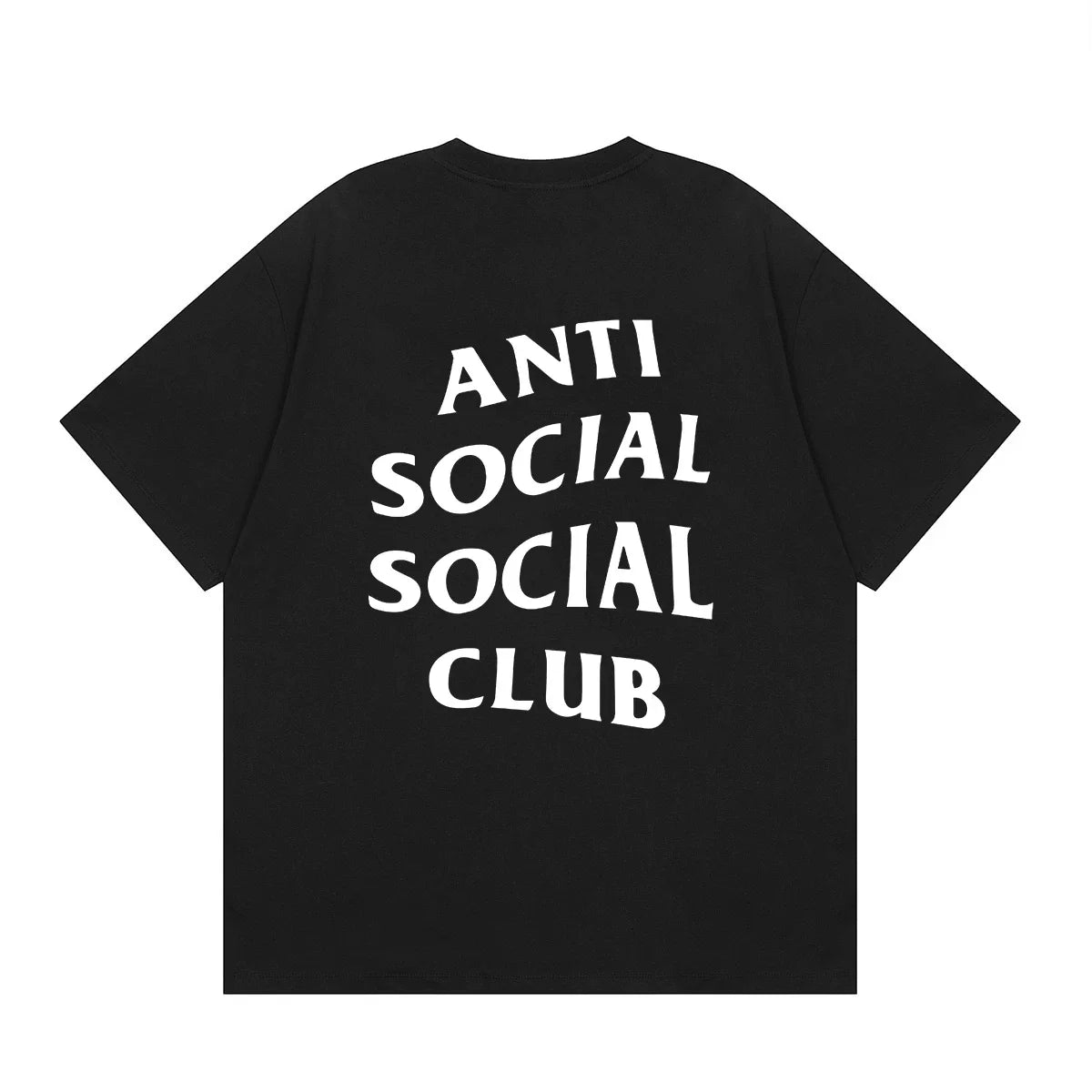 Anti Social Social Club Classic Logo T-Shirt - Black/White