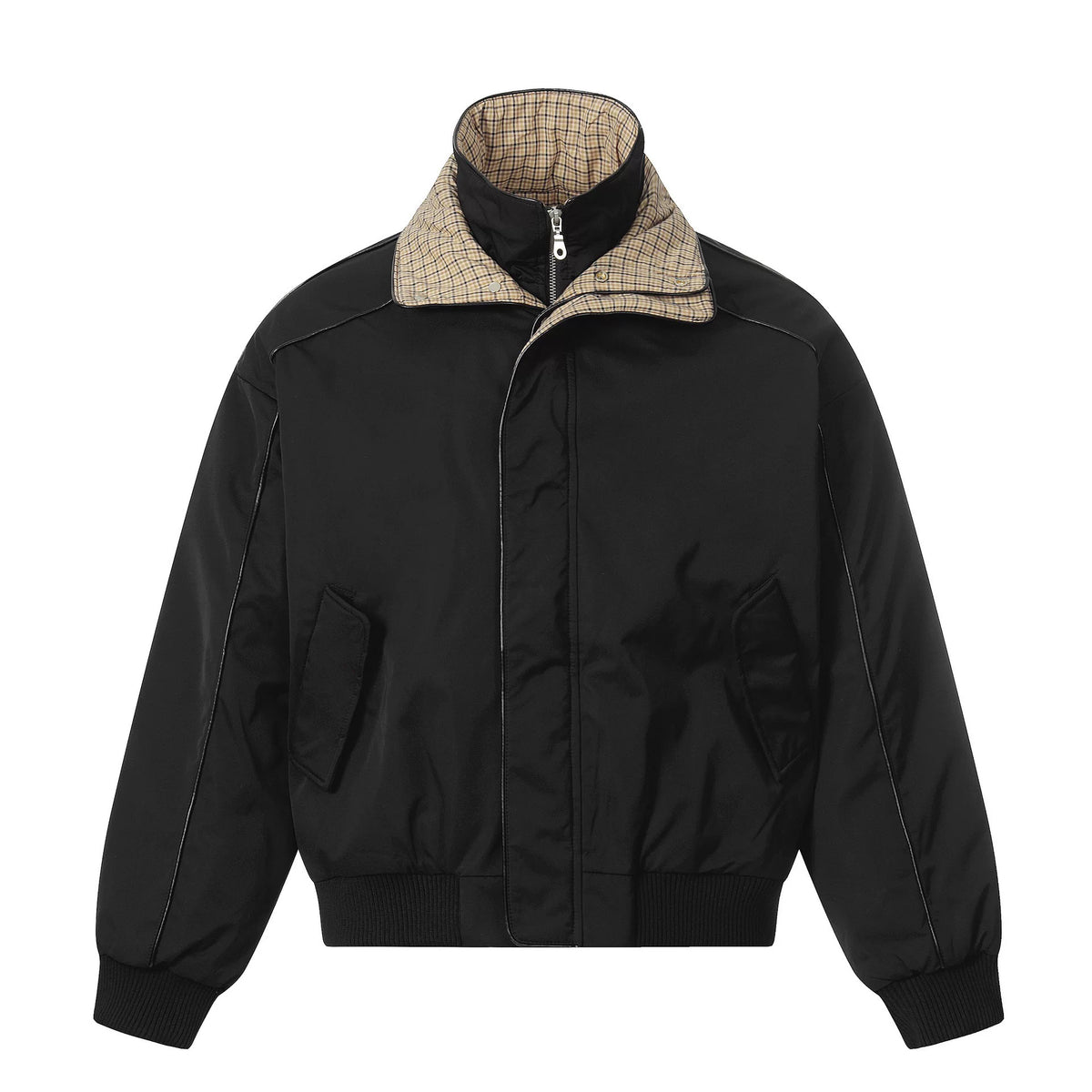 NOAH MARS American casual old money style pattern deconstruction splicing cotton coat versatile men's short jacket cotton coat