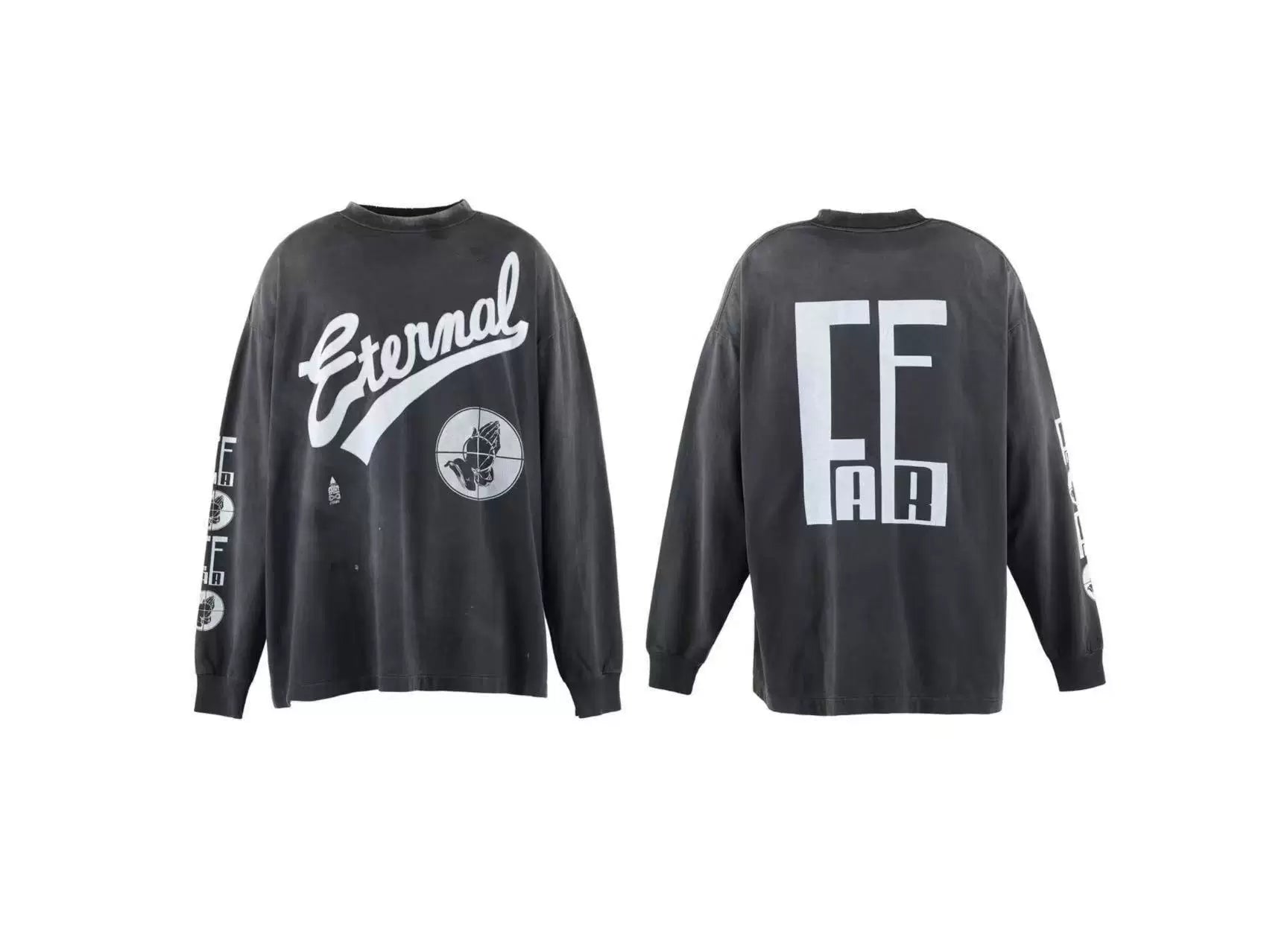 Saint Michael "Eternal" & "FEAA" Long Sleeve - Black