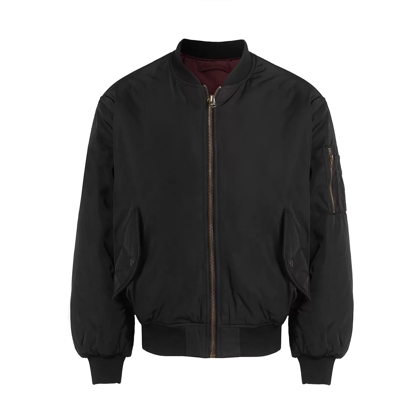 NOAH MARS American casual MA1 pilot jacket, red velvet jacket, double-sided men's winter cotton jacket