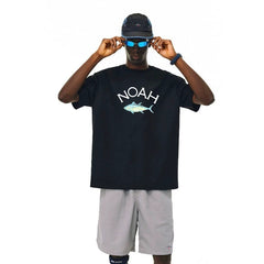 NOAH MARS niche trendy brand tuna limited edition American casual loose all cotton versatile couple short sleeved T-shirt for men