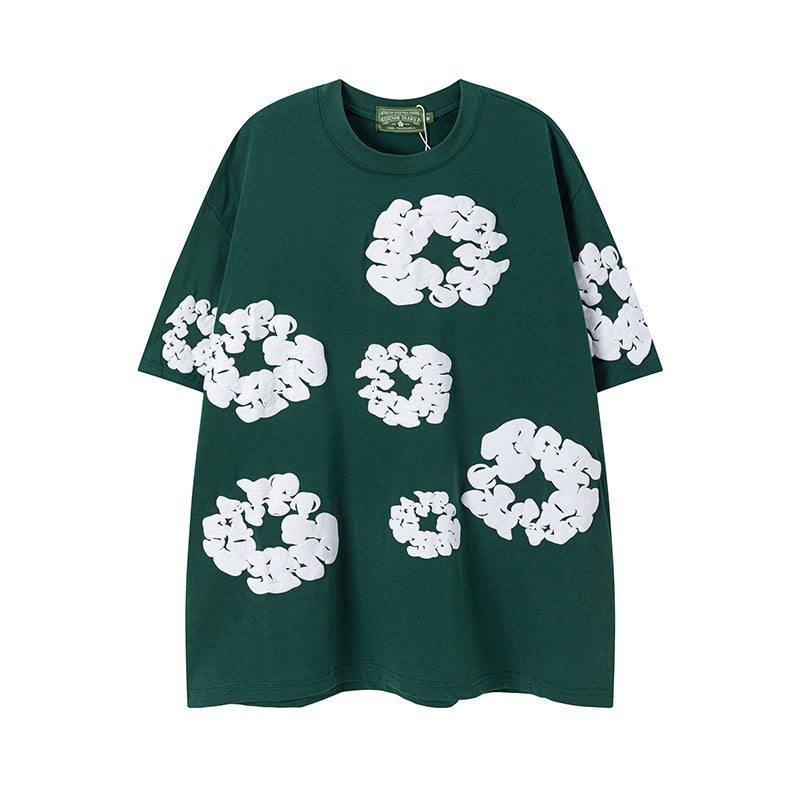 Denim Tears Cotton Wreath T-Shirt - Forest Green