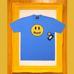 Drew House Smiley Face Short Sleeve T‑Shirt, Royal Blue
