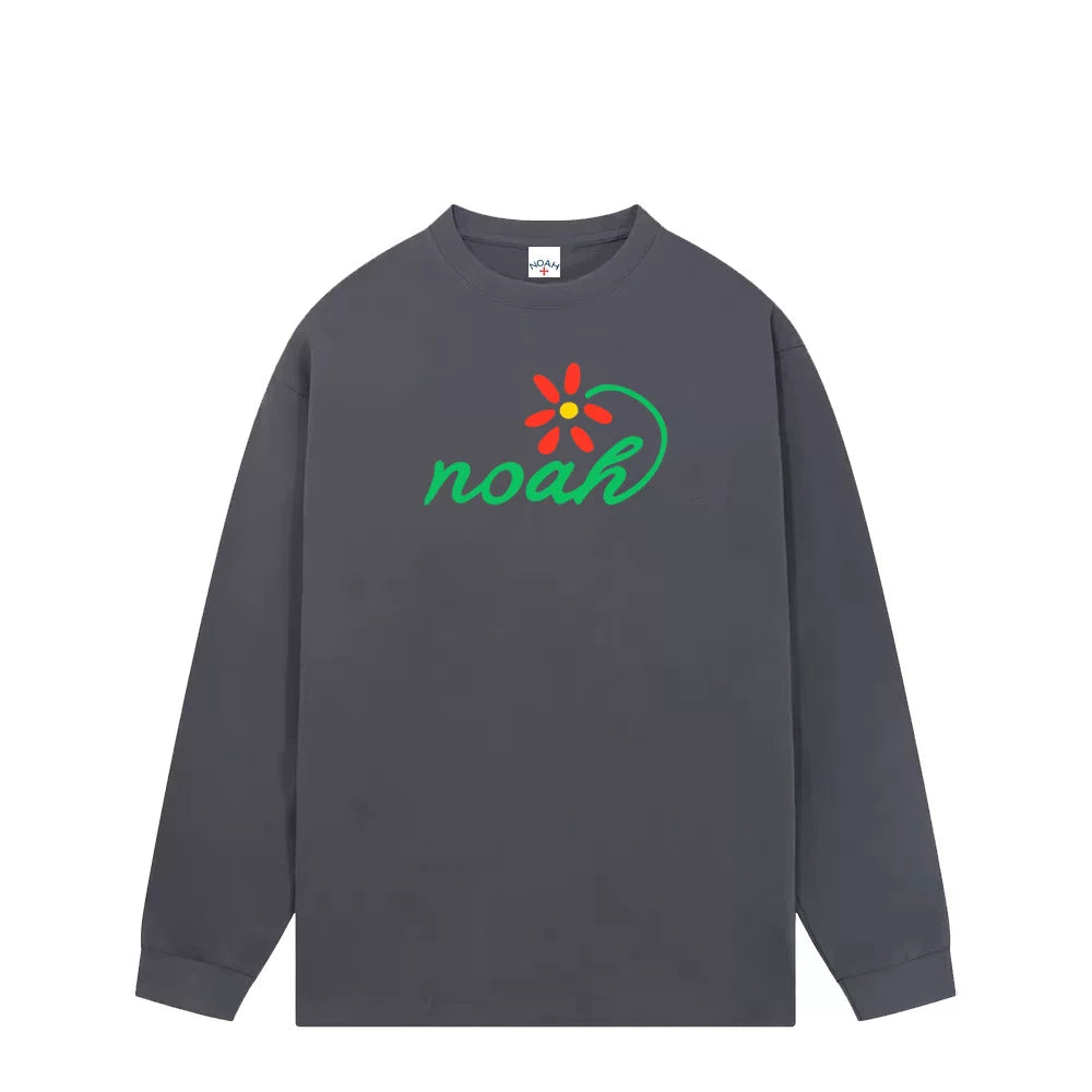 NOAH2025新款重磅纯棉长袖T恤男女春秋宽松打底衫内搭外穿上衣