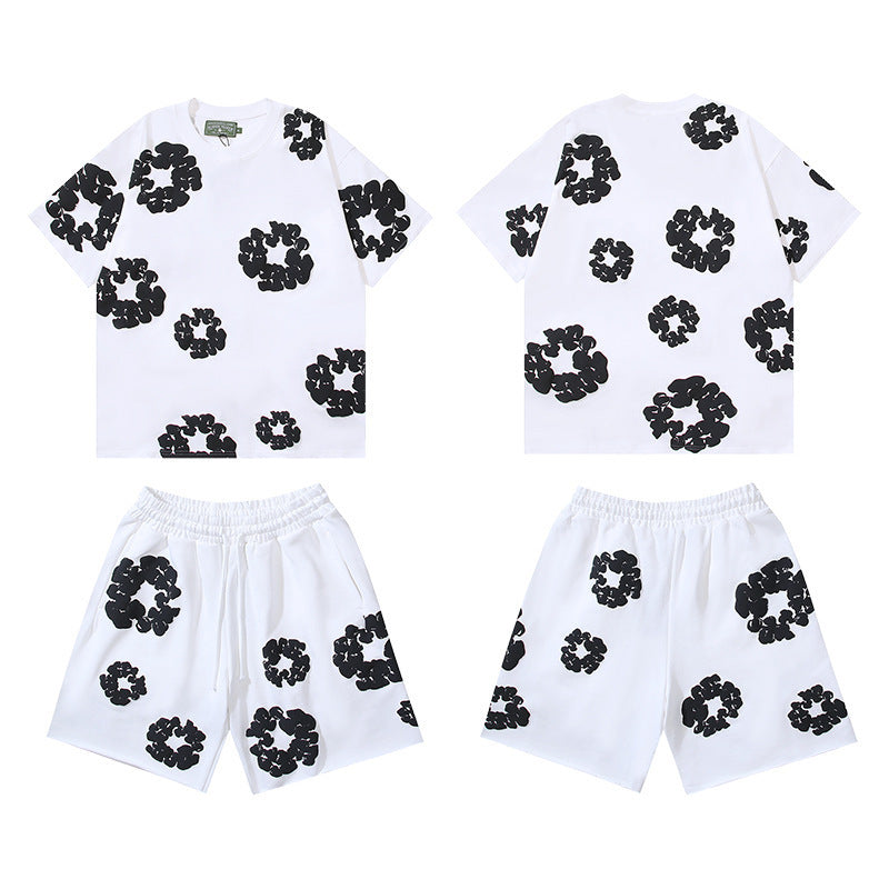 Denim Tears Cotton Wreath Set - White/Black
