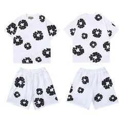 Denim Tears Cotton Wreath Set - White/Black