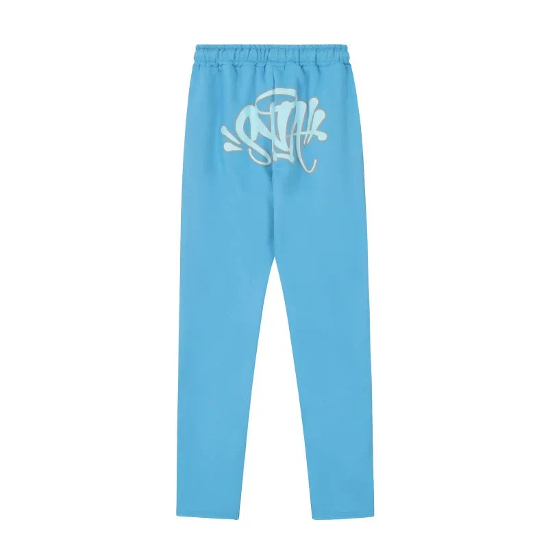 Syna World Back Logo Fleece Sweatpants (Blue)