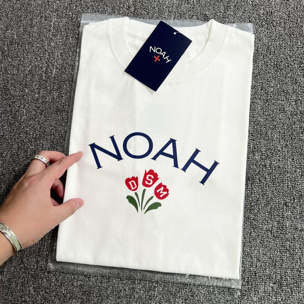 NOAH BWCJ 2024秋季新款美式潮牌休闲宽松圆领情侣款长袖T恤男