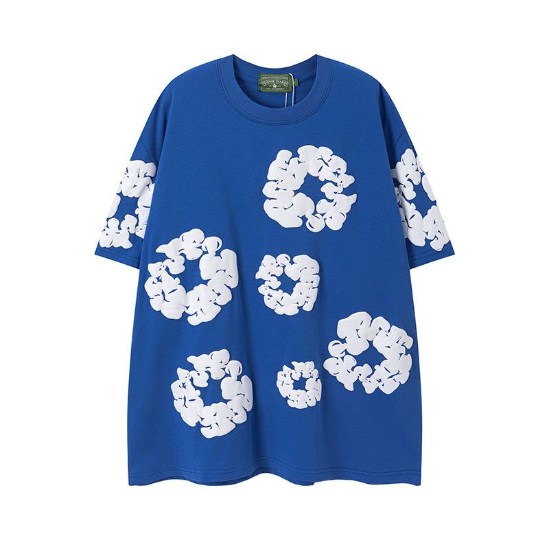 Denim Tears Cotton Wreath T-Shirt - Royal Blue