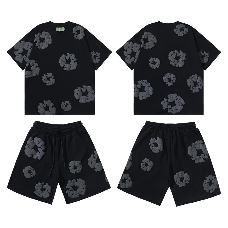 Denim Tears Cotton Wreath Set - Black/Dark Grey