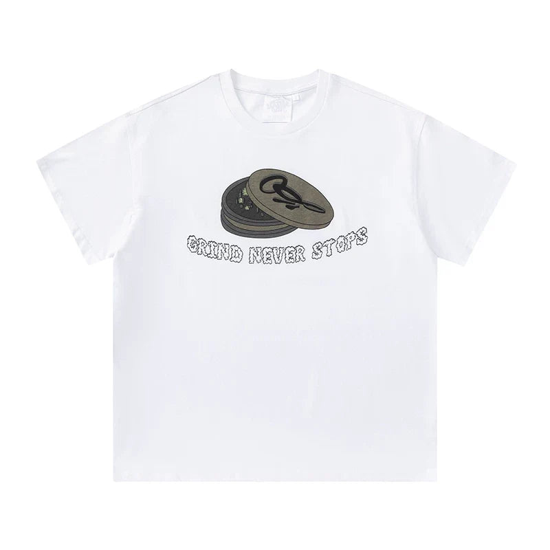 Syna World Hip-Hop Colorful Graffiti Logo Tee (White)